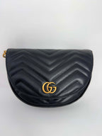 Gucci Marmont Chain Half Moon Crossbody