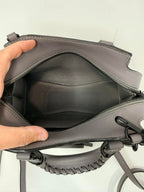 Balenciaga Smooth Calfskin Neo Classic Silver Hardware Mini City Grey