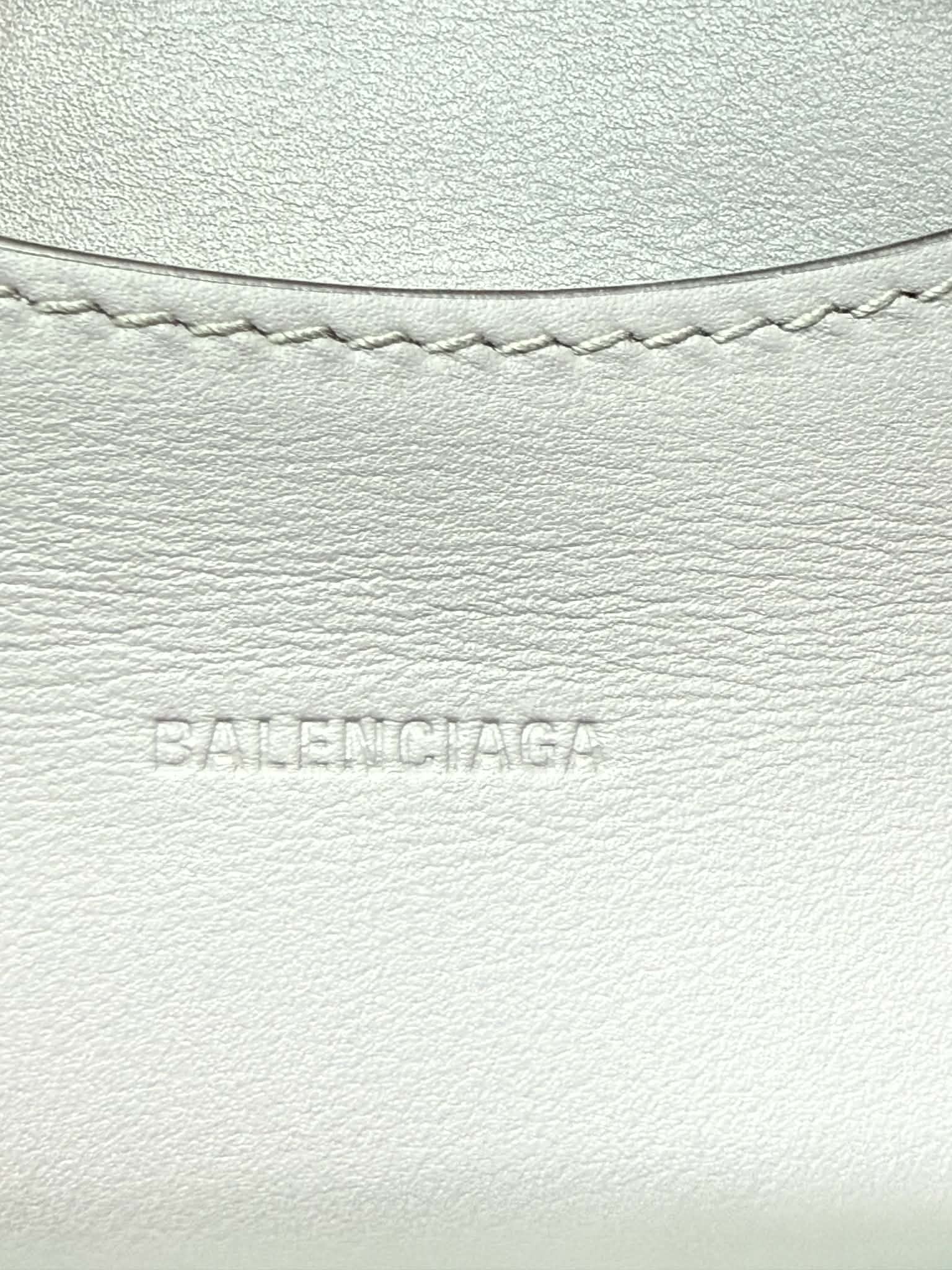 Balenciaga Smooth Calfskin Neo Classic Silver Hardware Mini City Grey