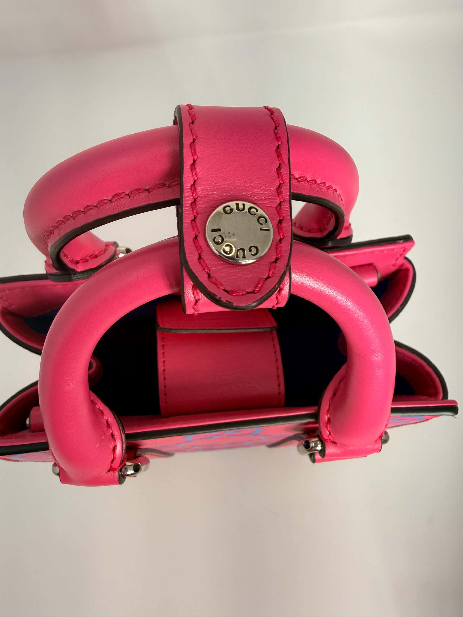 Gucci CC Tennis Pink/Blue Leather