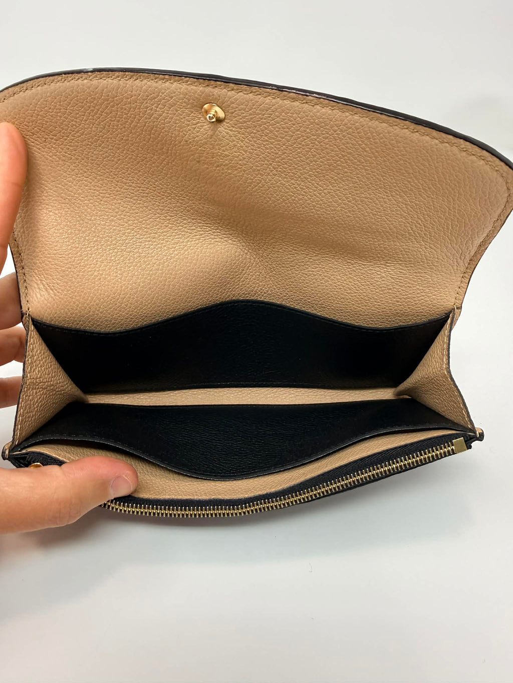 Louis Vuitton Empreinte Emilie Wallet Black Dune