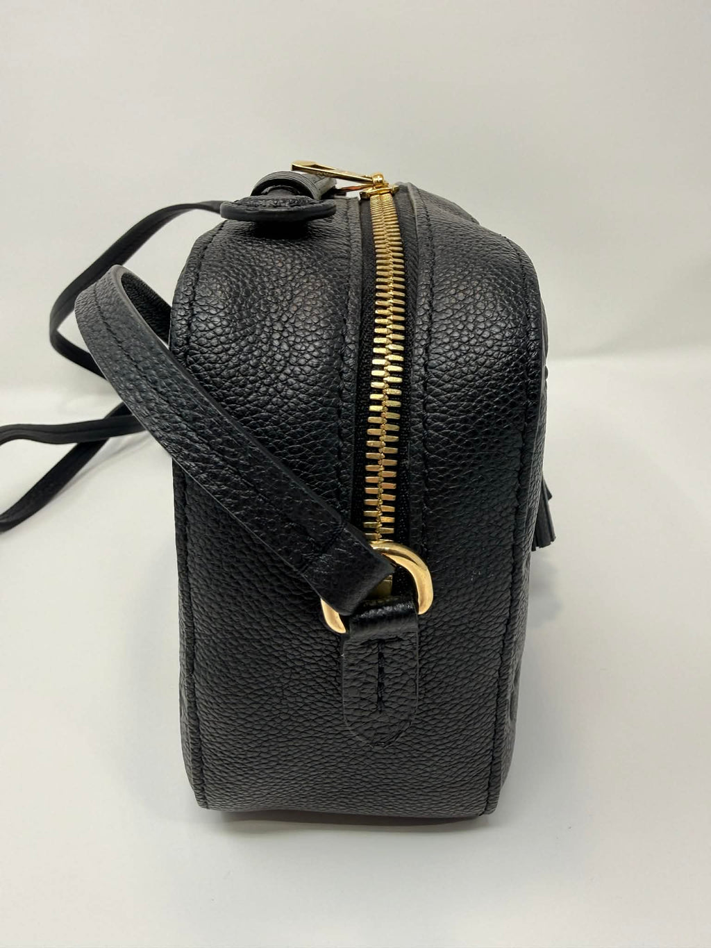 Louis Vuitton Saintonge Black Empreinte Leather