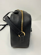 Louis Vuitton Saintonge Black Empreinte Leather