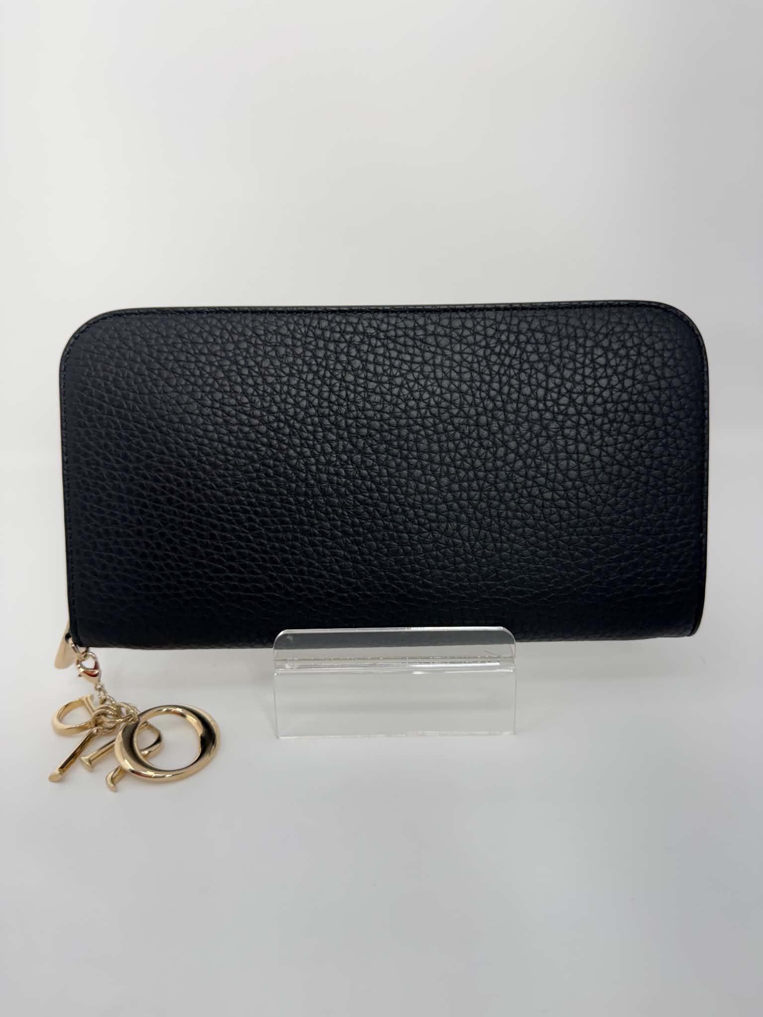 Dior Black and Fuchsia Wallet