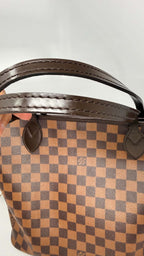 Louis Vuitton Neverful MM Damier Ebene Set with Pouch