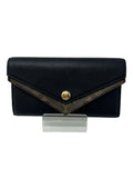 Louis Vuitton Monogram/Black Portefeuille Double V Long Bifold Wallet