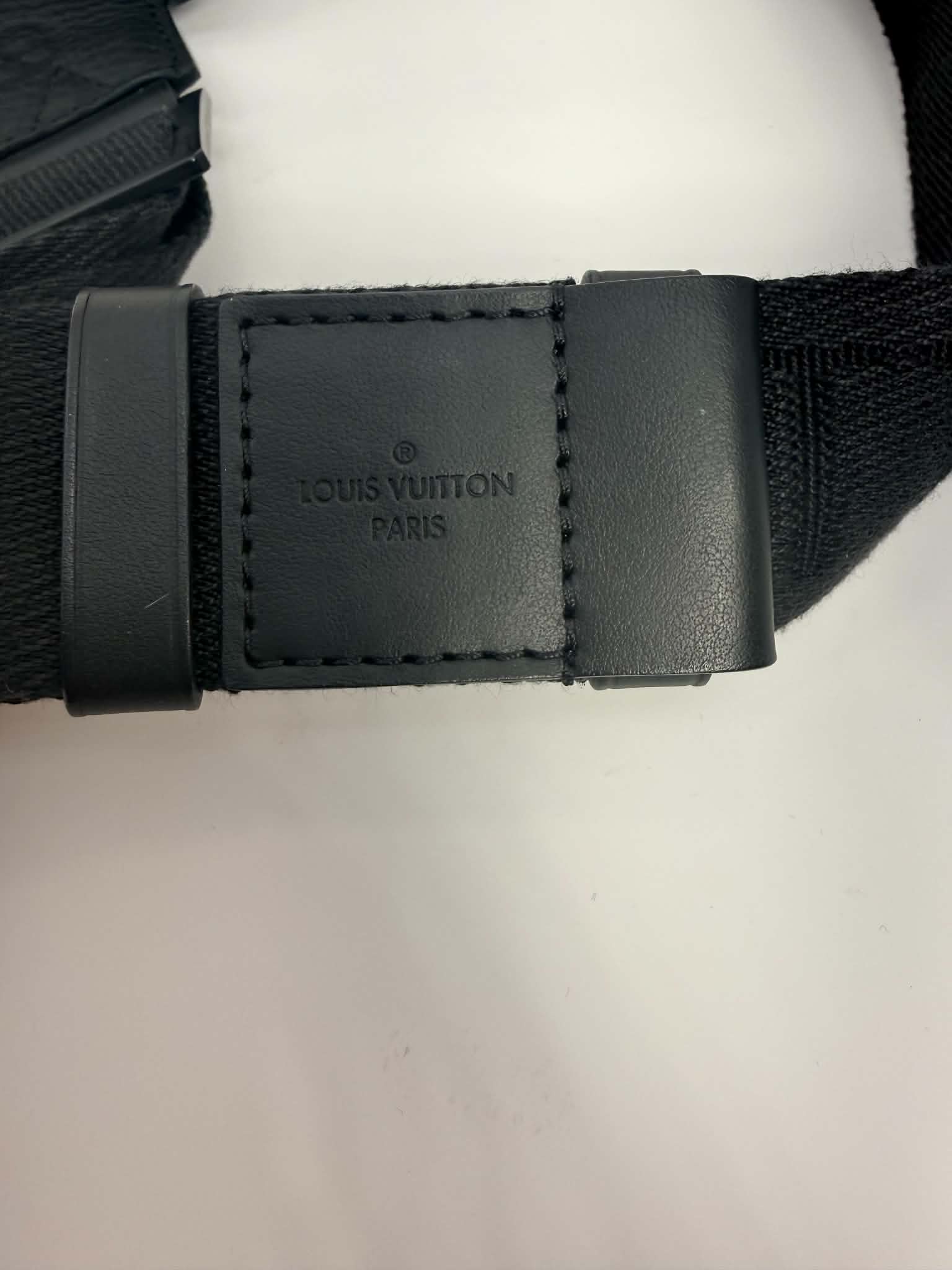 Louis Vuitton S Lock Sling Bag in black Taurillon leather