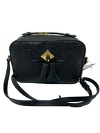 Louis Vuitton Saintonge Black Empreinte Leather