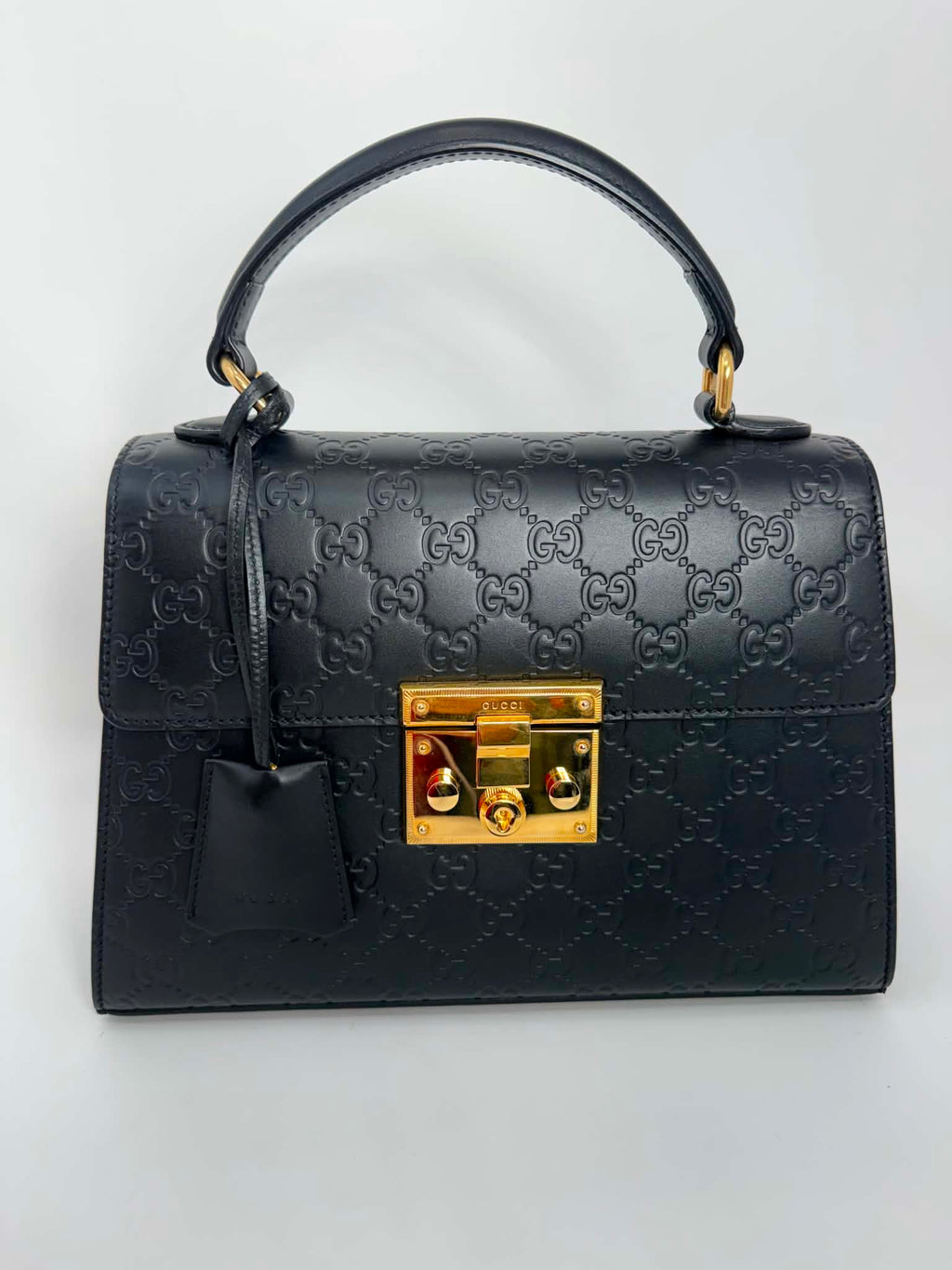 Gucci Padlock Top Handle Embossed