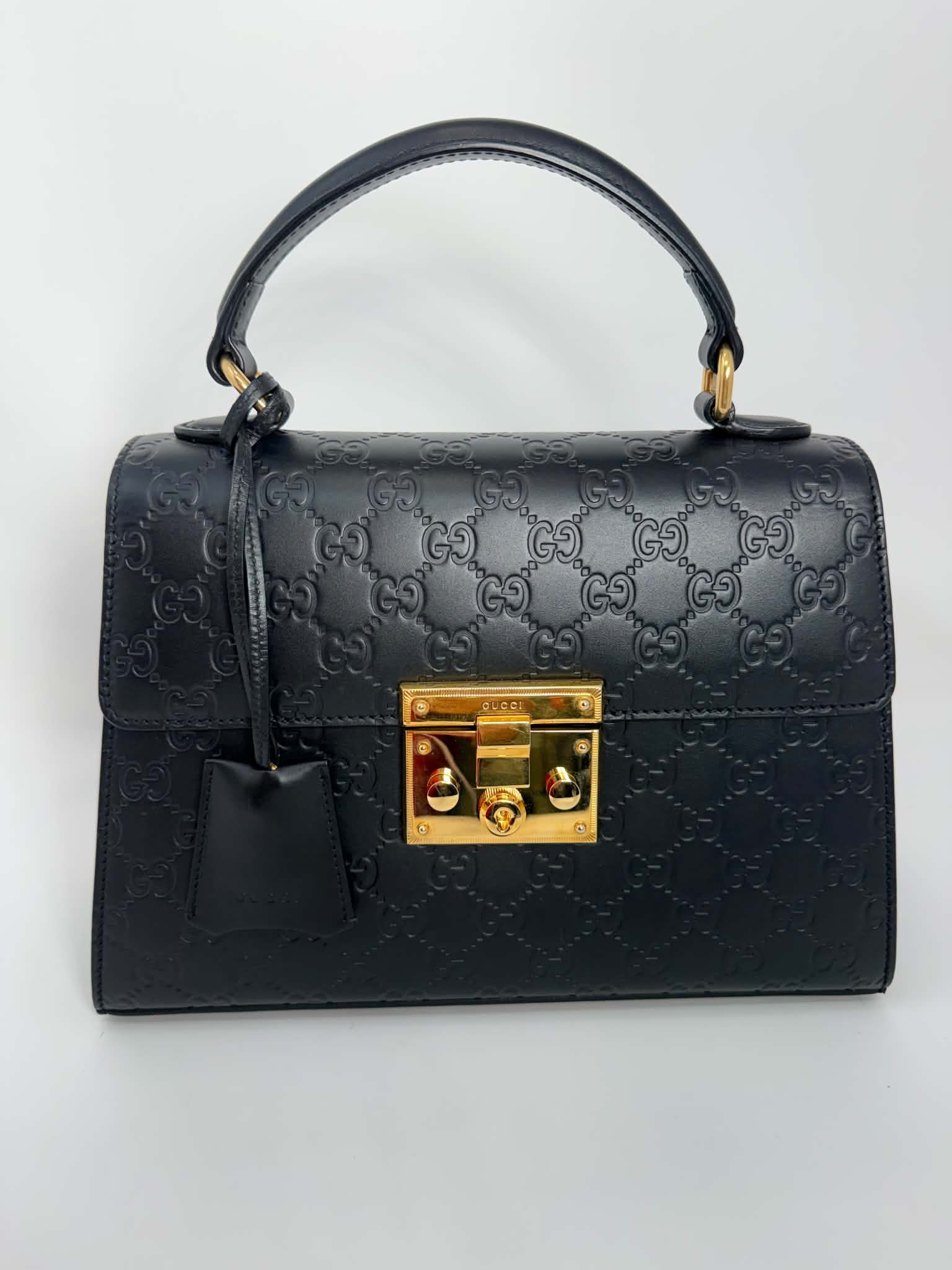 Gucci Padlock Top Handle Embossed