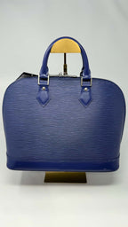 Louis Vuitton Alma PM Blue Epi