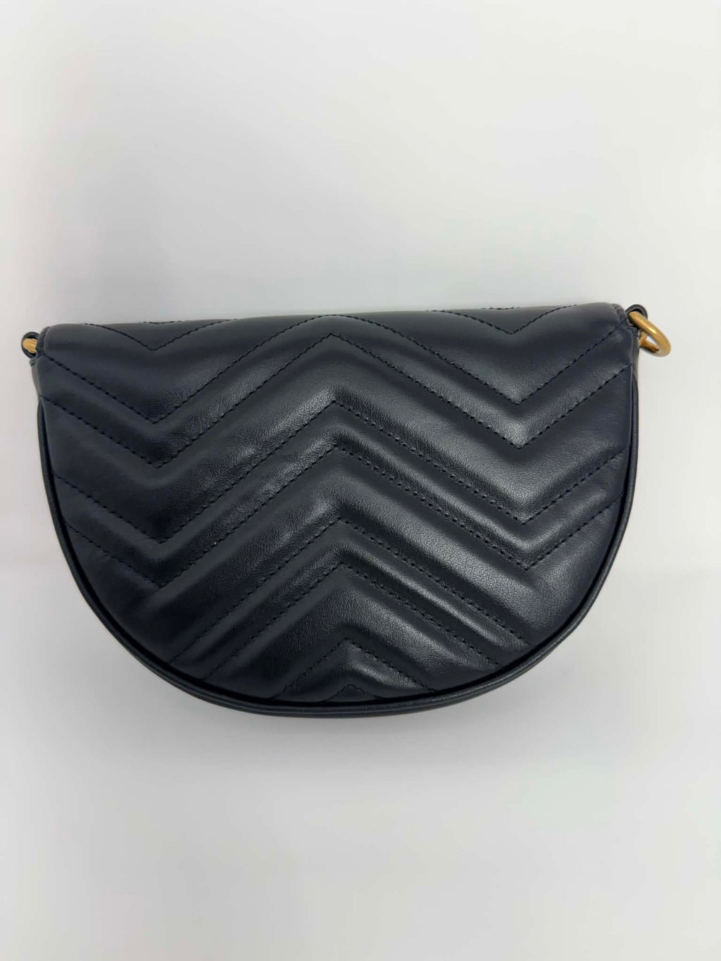 Gucci Marmont Chain Half Moon Crossbody