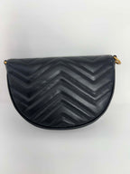 Gucci Marmont Chain Half Moon Crossbody