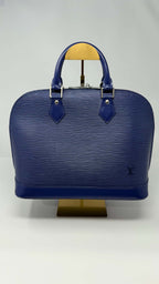 Louis Vuitton Alma PM Blue Epi
