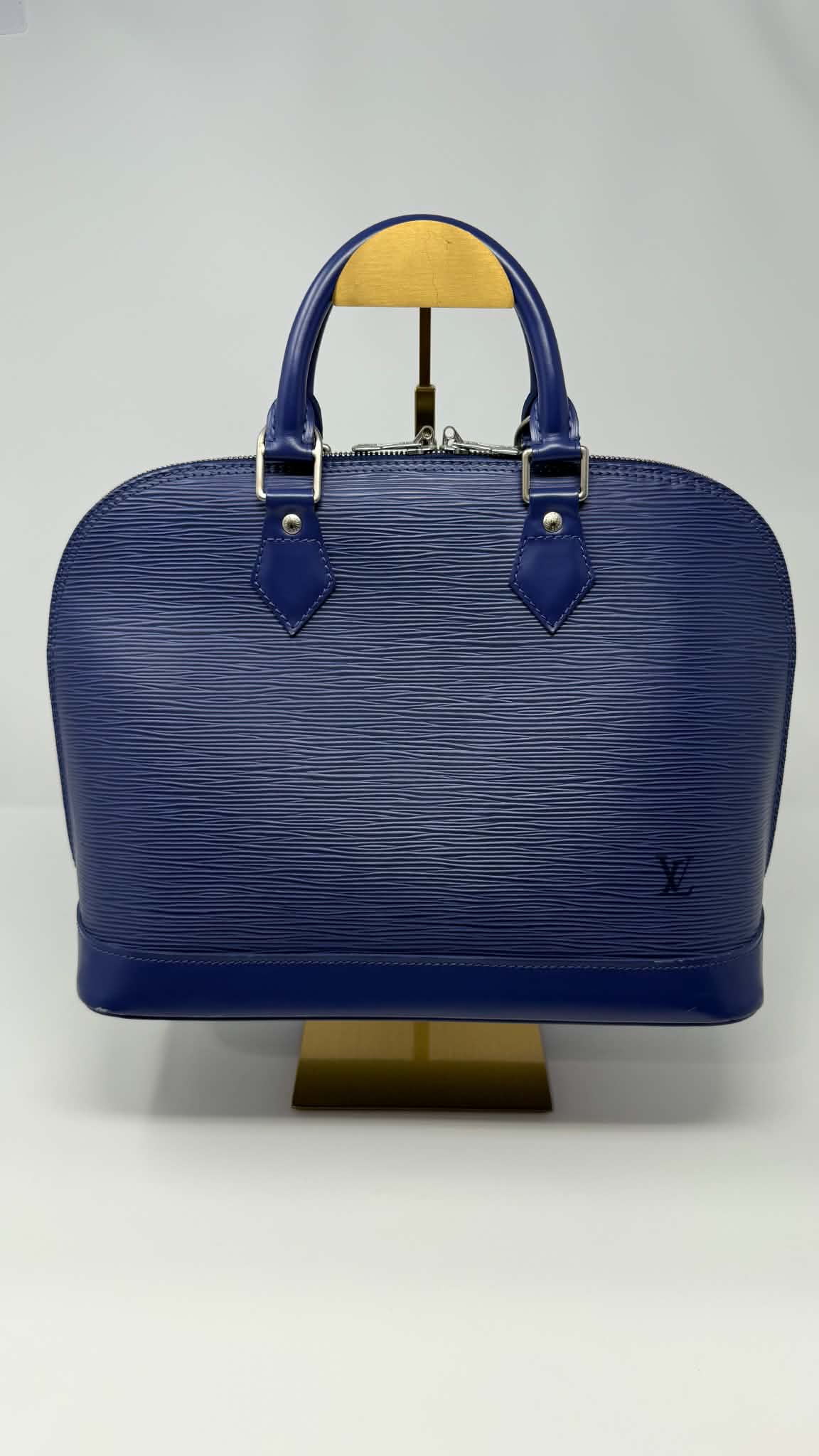 Louis Vuitton Alma PM Blue Epi