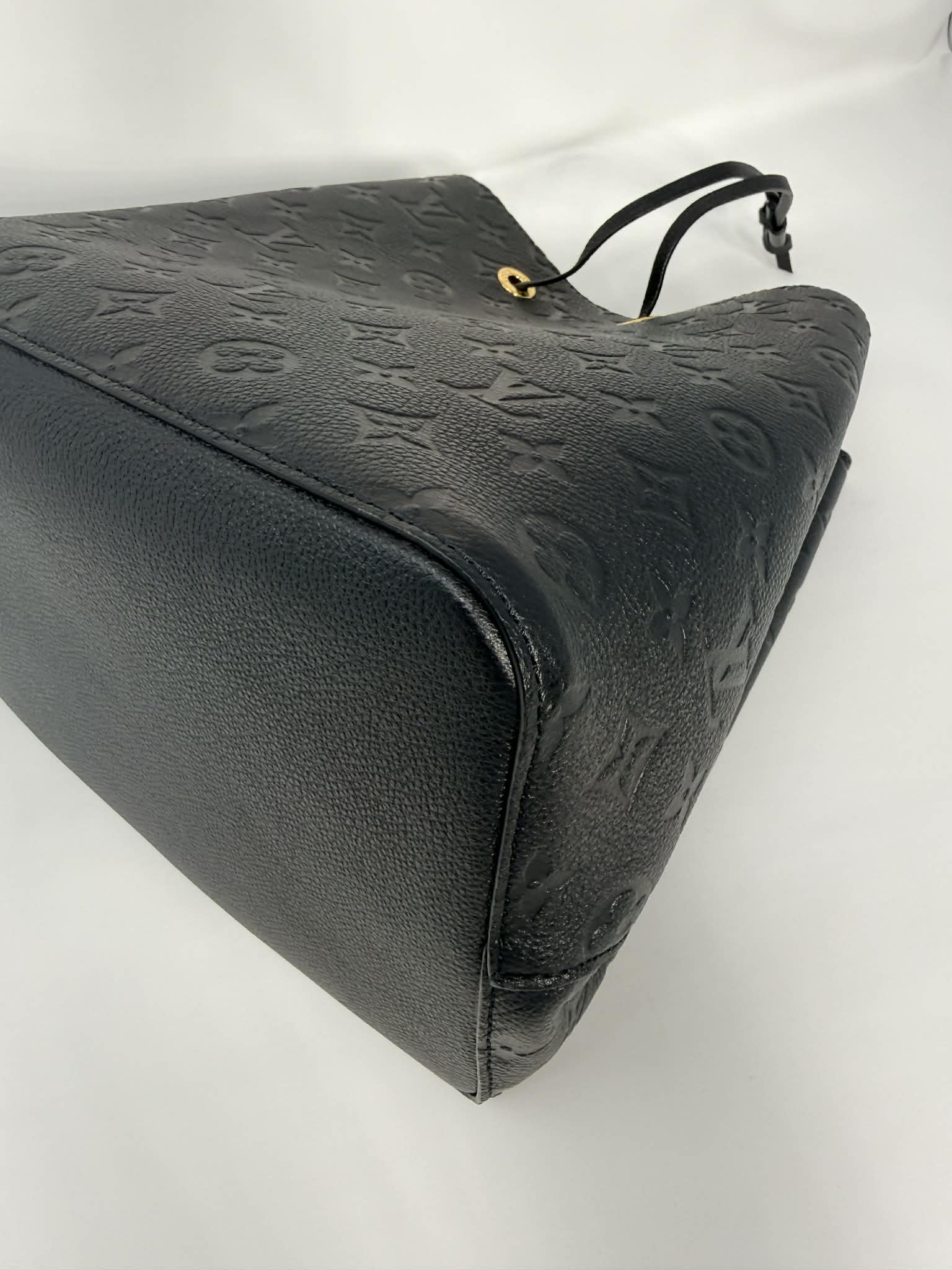 Louis Vuitton Neo Noe Black Empreinte Leather with Two Straps