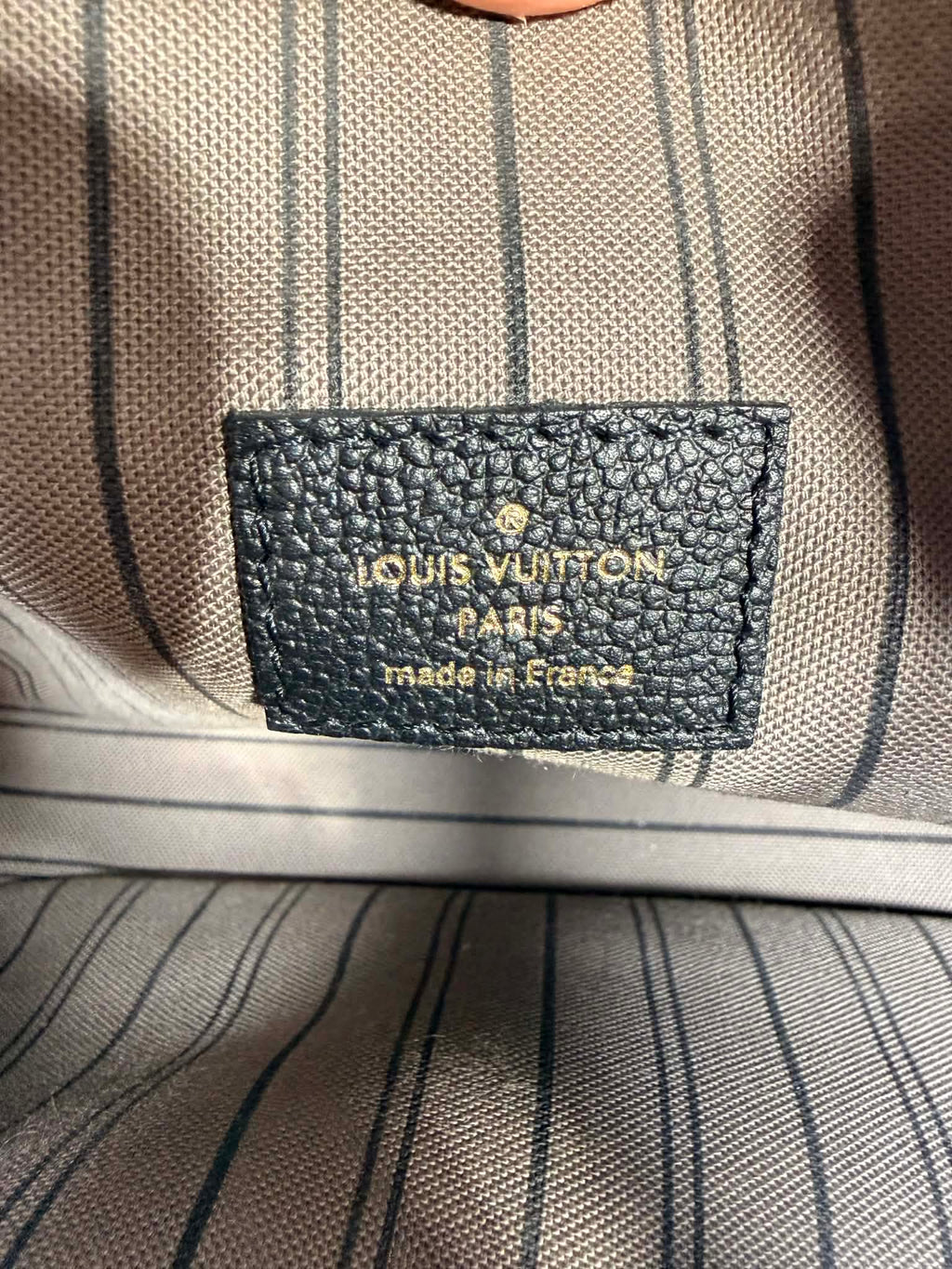 Louis Vuitton Metis Pochette Black Empriente Leather