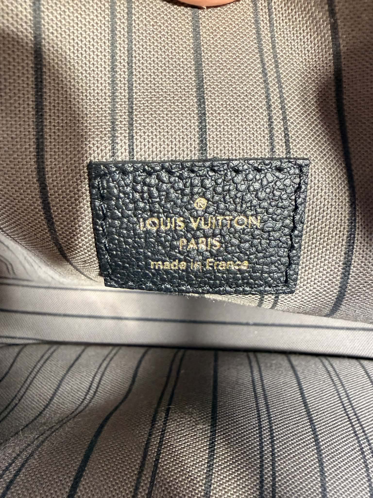 Louis Vuitton Metis Pochette Black Empriente Leather