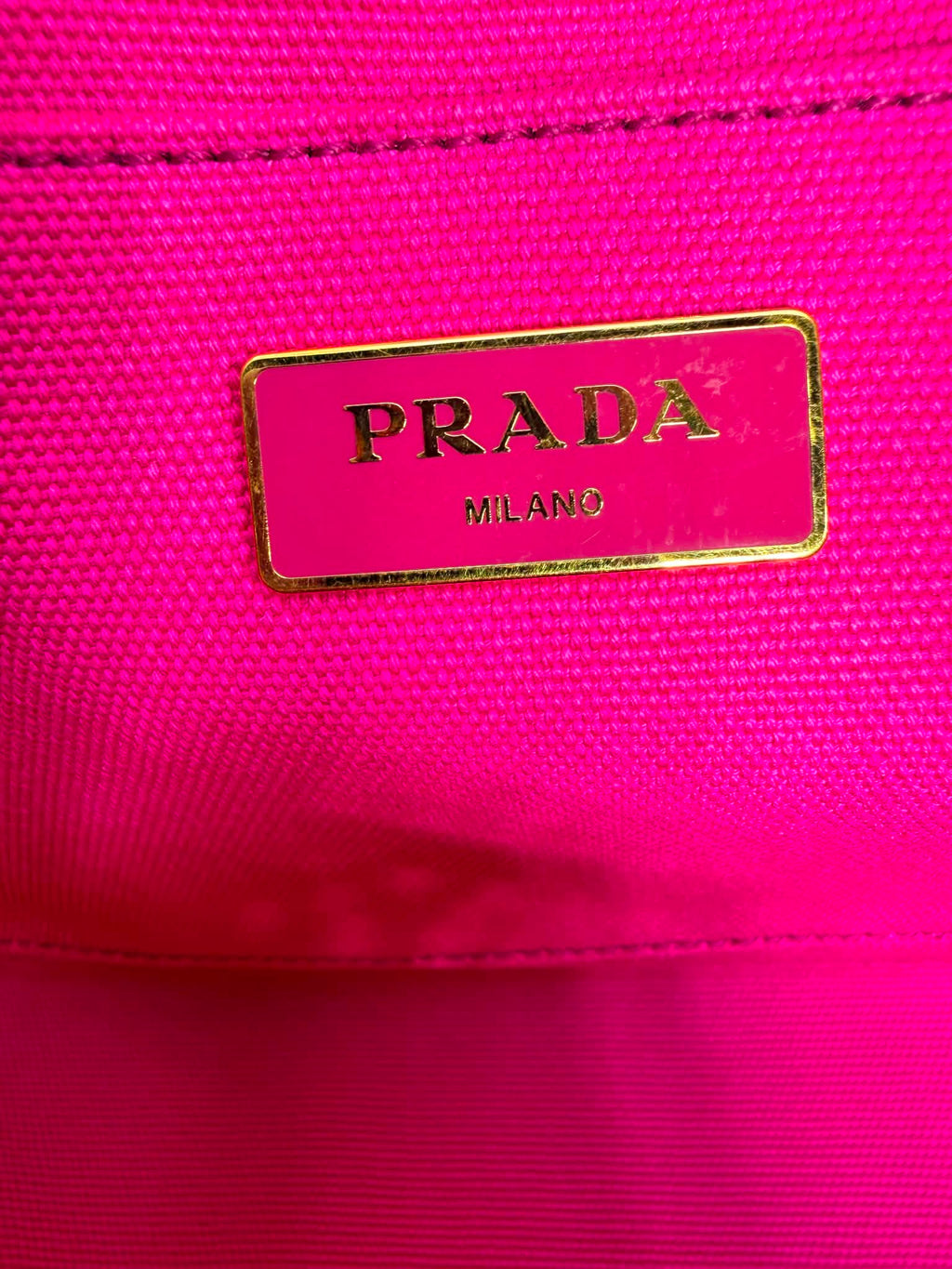 Prada Canapa Tote Bag
