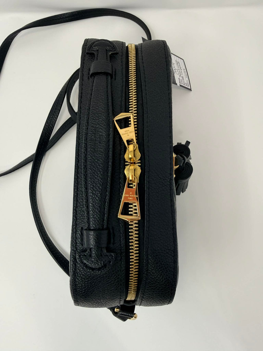 Louis Vuitton Saintonge Black Empreinte Leather
