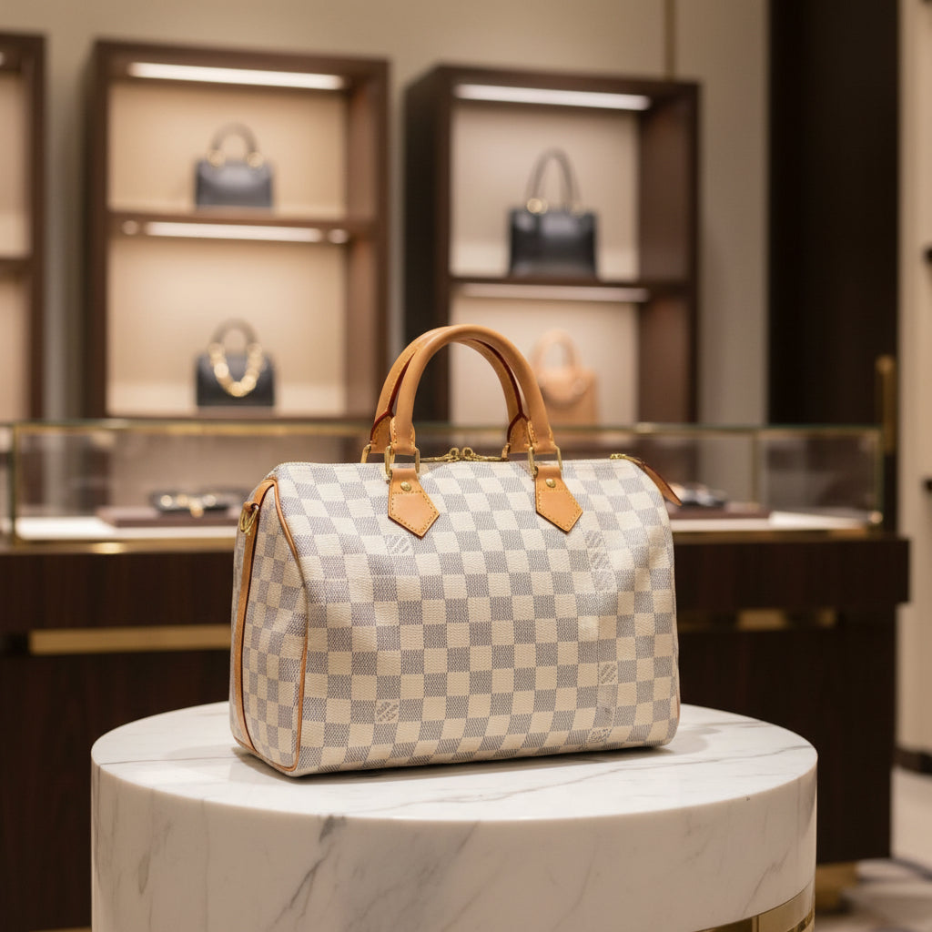 Louis Vuitton Speed 30 Damier Azur