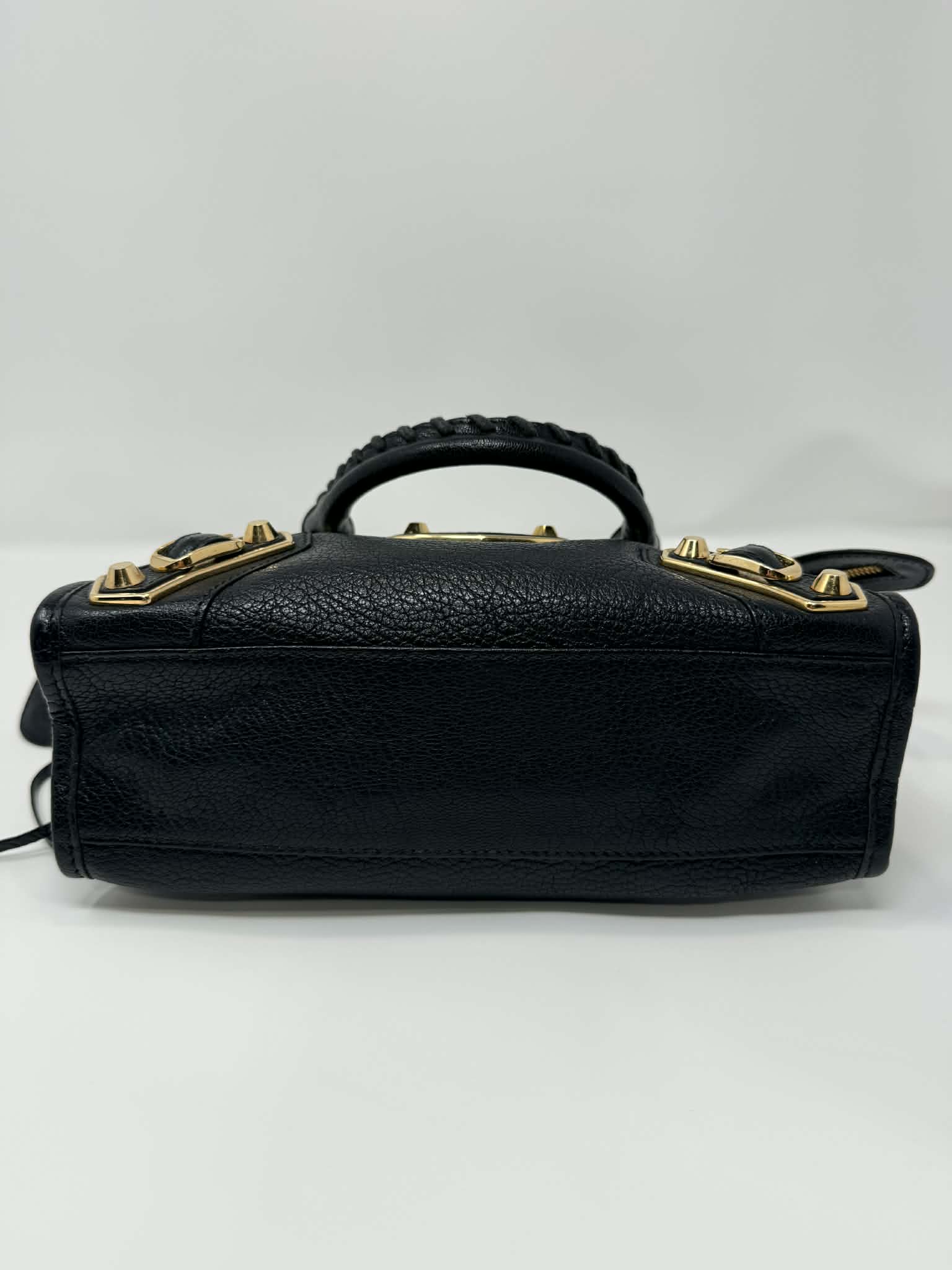 Balenciaga Mini City Bag Black with Mirror