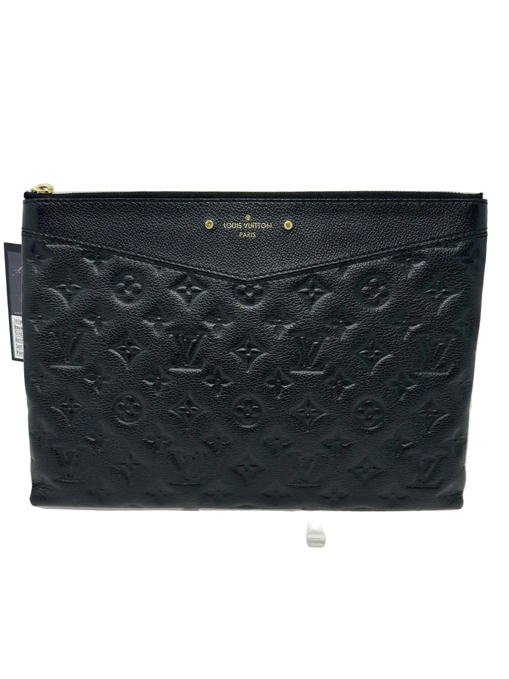 Louis Vuitton Daily Pouch Black Empreinte Leather