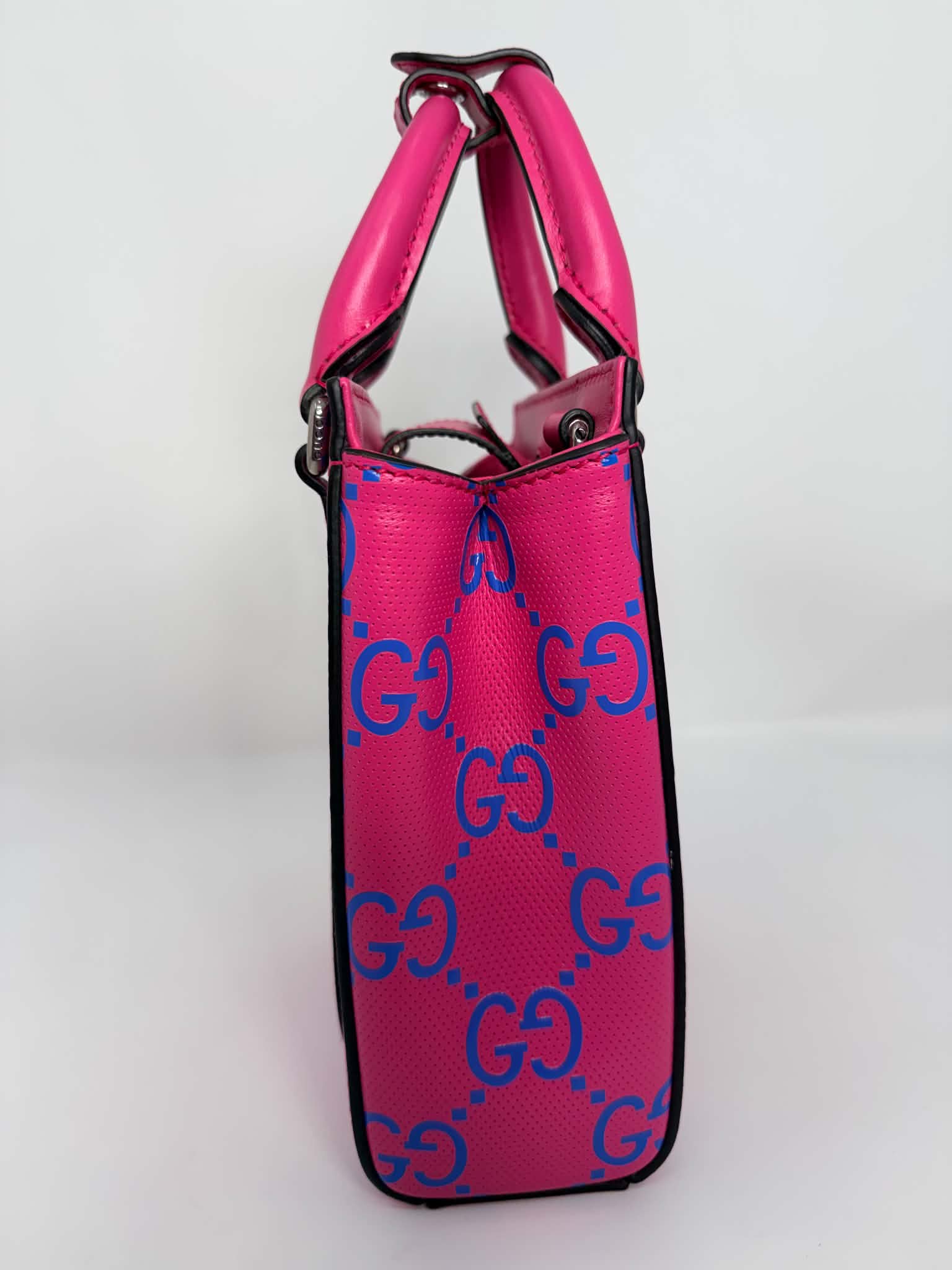 Gucci CC Tennis Pink/Blue Leather