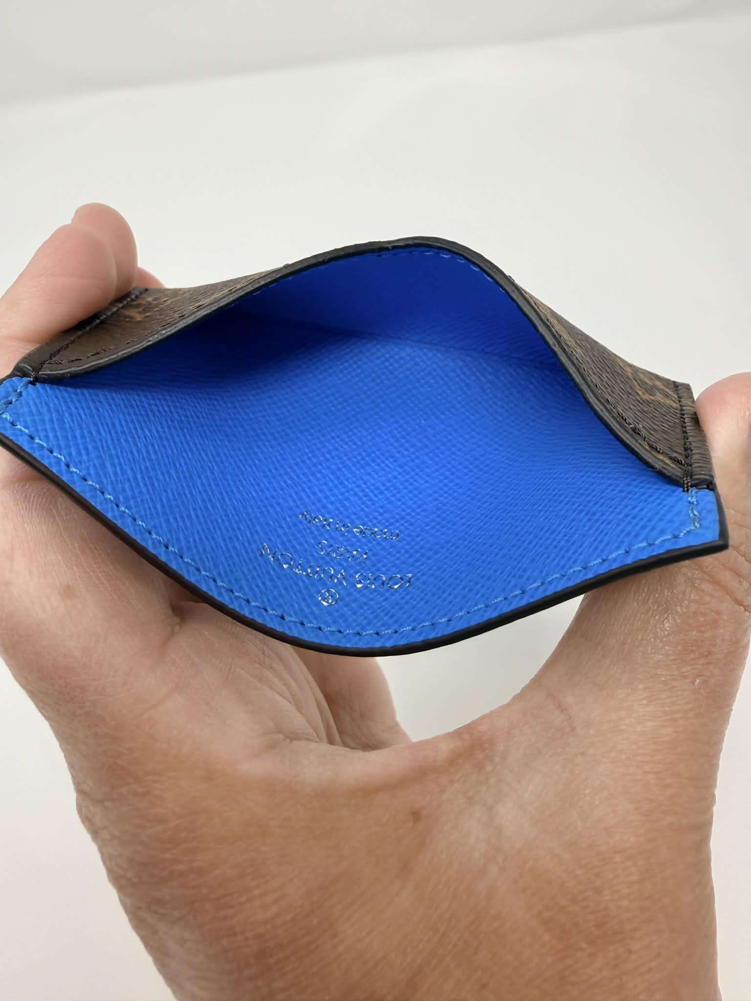 Louis Vuitton Card Holder and Insert Blue
