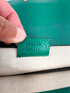 Gucci Dollar Calfskin Crystal Small Dionysus Shoulder Bag Emerald