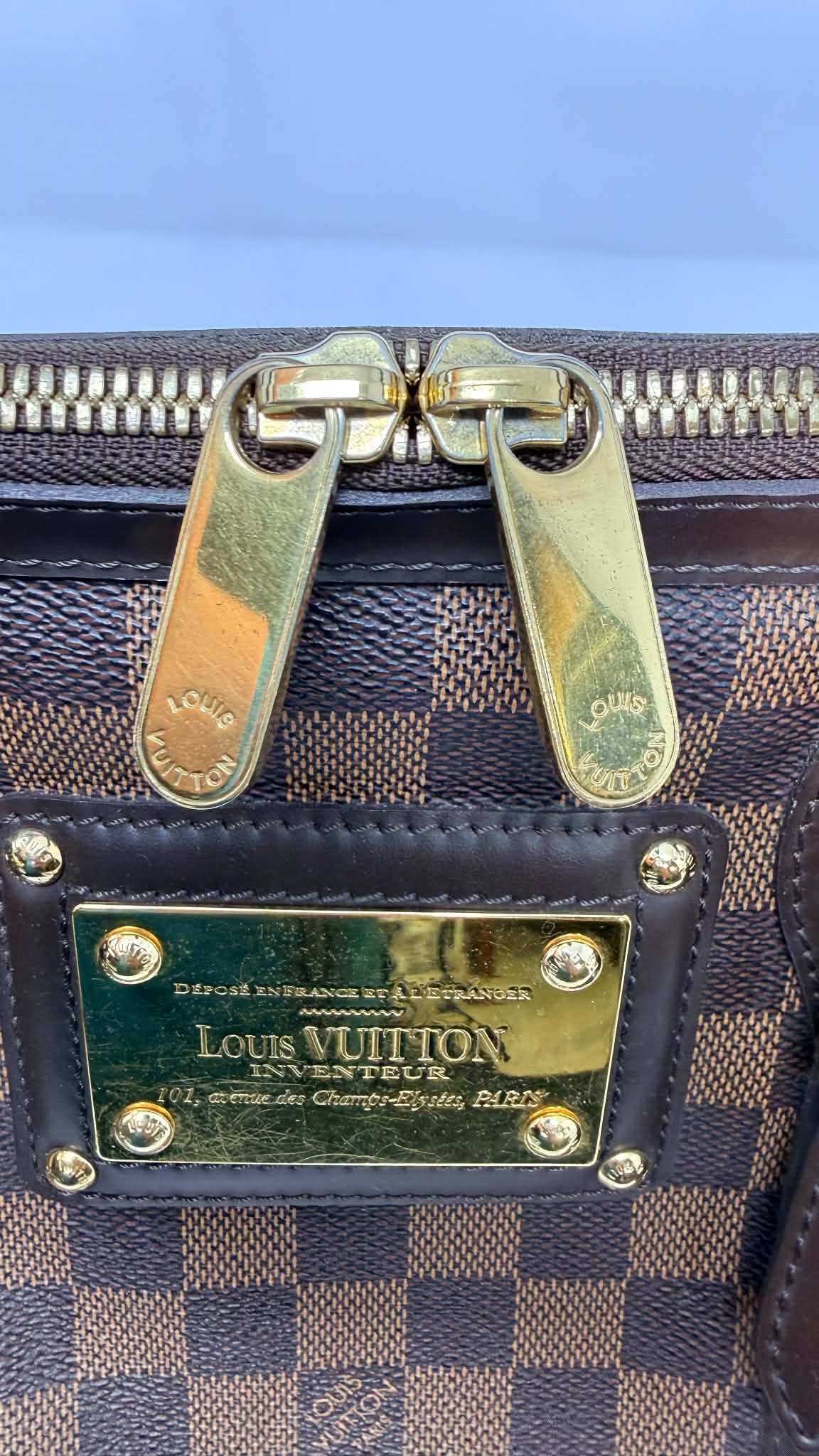 Louis Vuitton Berkeley Damiet Ebene Handbag