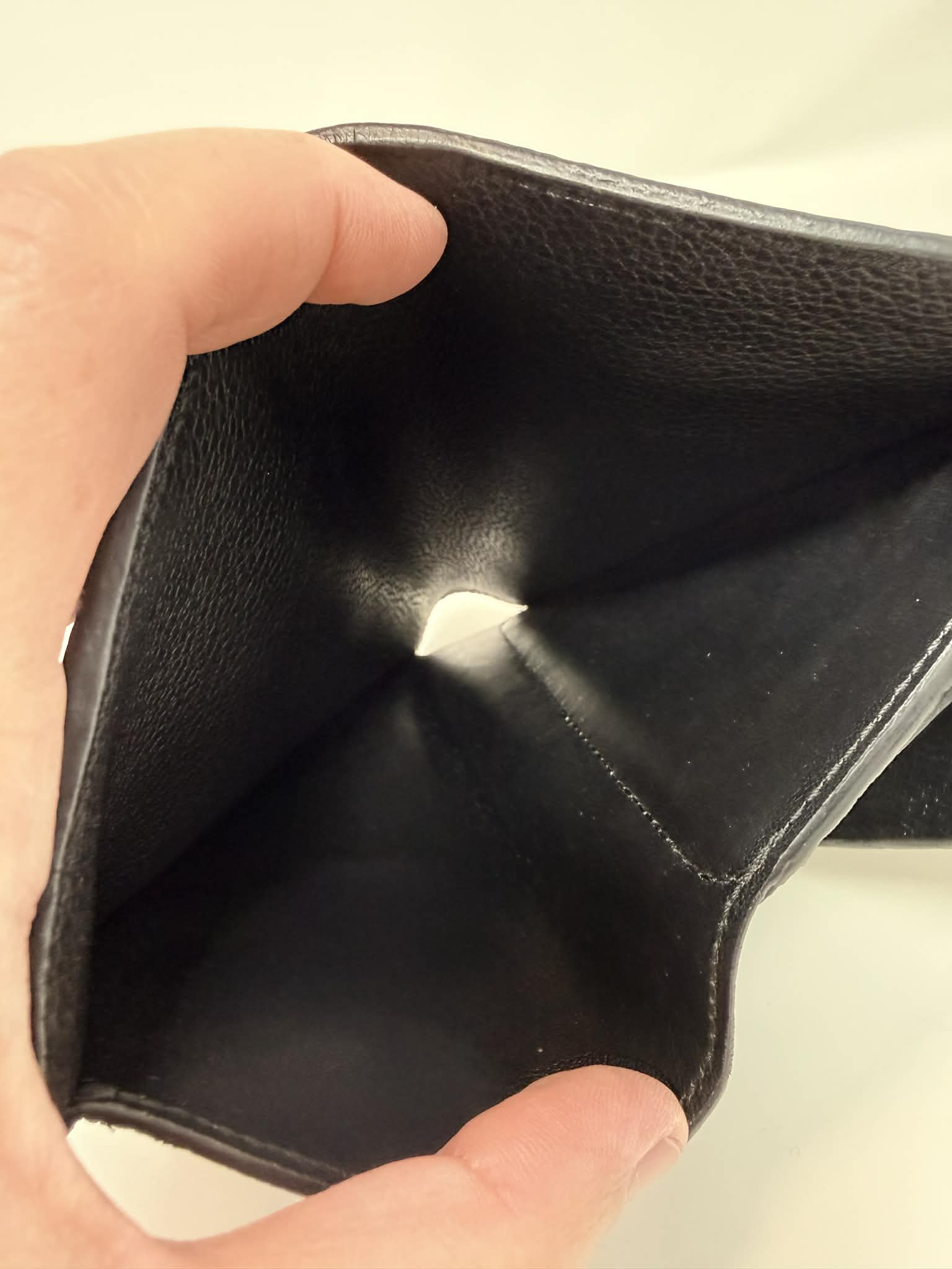 Louis Vuitton Empreinte Compact Curieuse Wallet Black