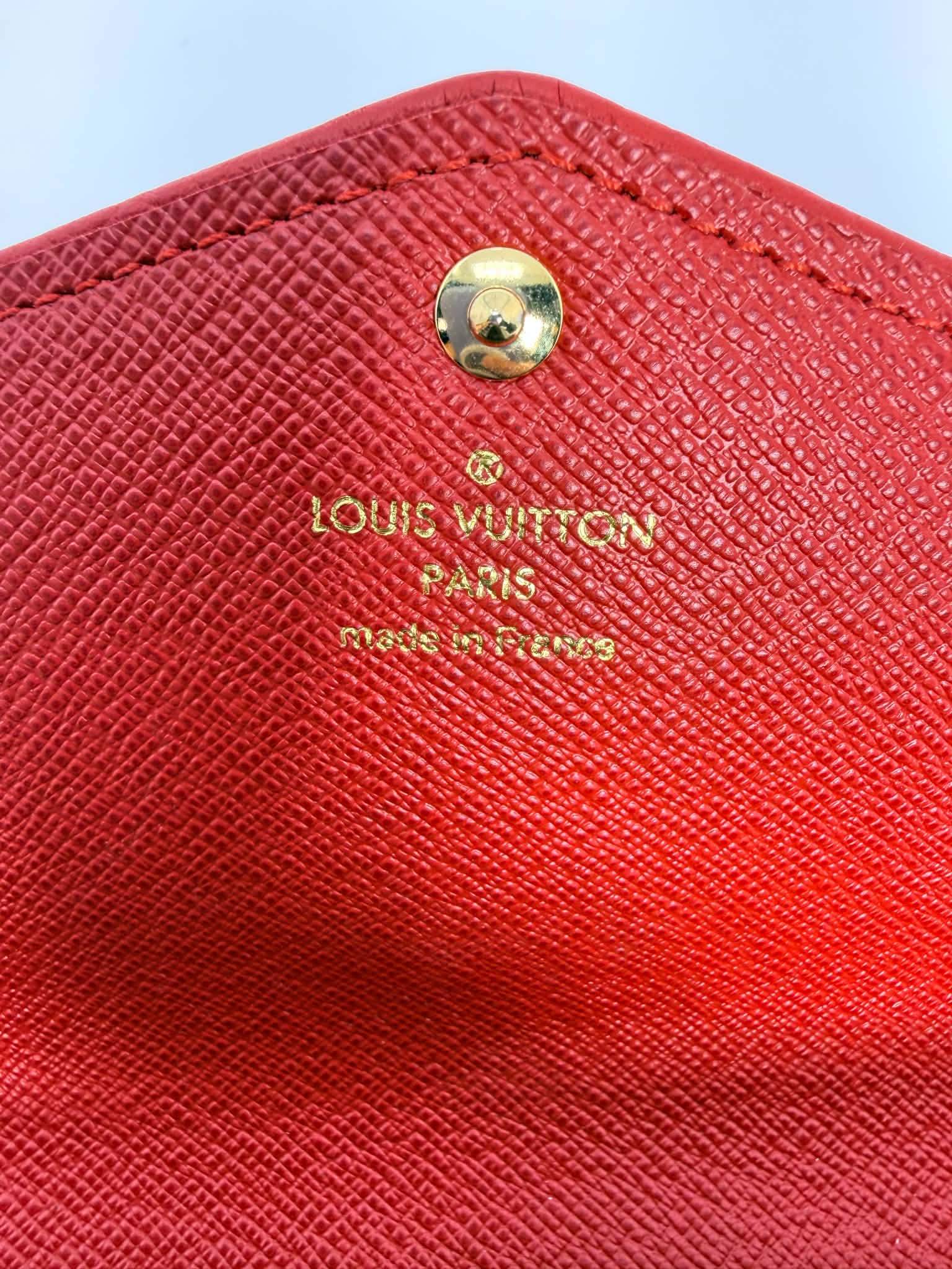 Louis Vuitton Monogram Sarah Retiro Wallet Cherry