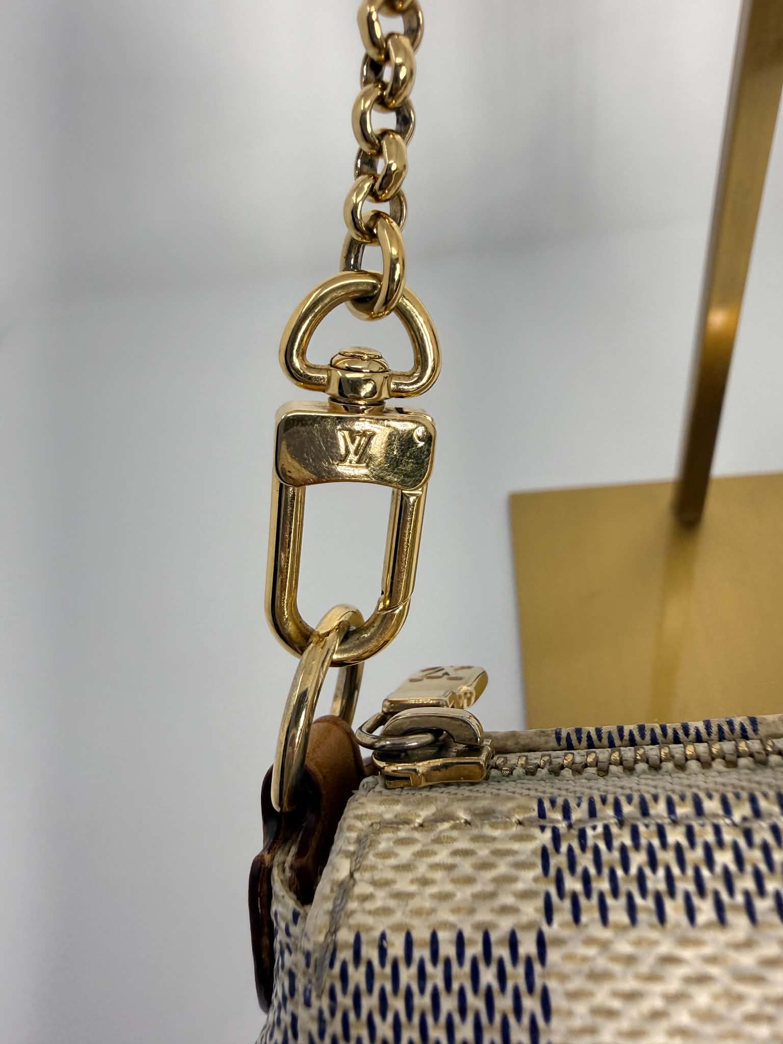 Louis Vuitton Damier Azur Eva Clutch