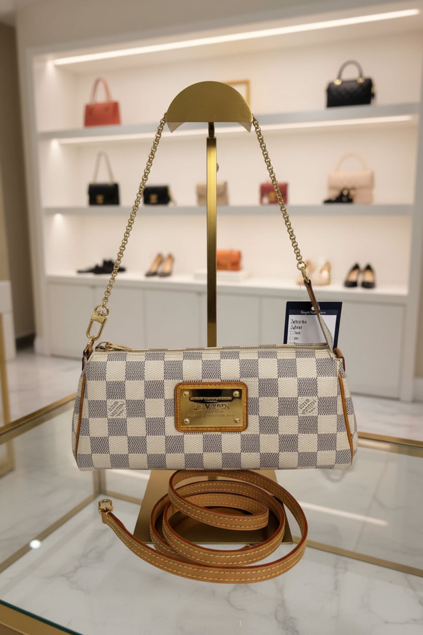 Louis Vuitton Damier Azur Eva Clutch
