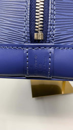 Louis Vuitton Alma PM Blue Epi