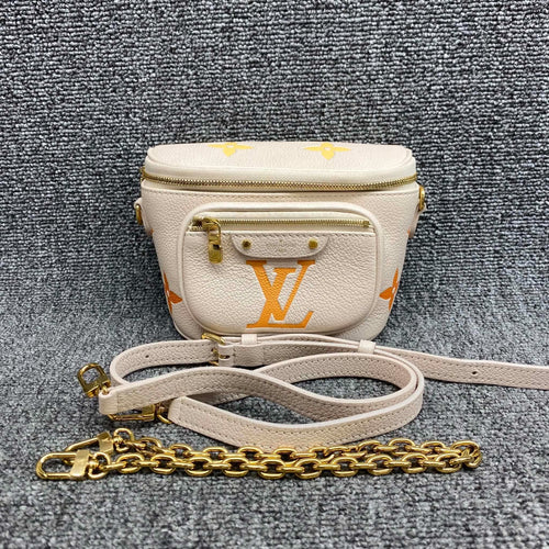 Louis Vuitton Empreinte Monogram Giant Mini By The Pool Bumbag Cream Saffron