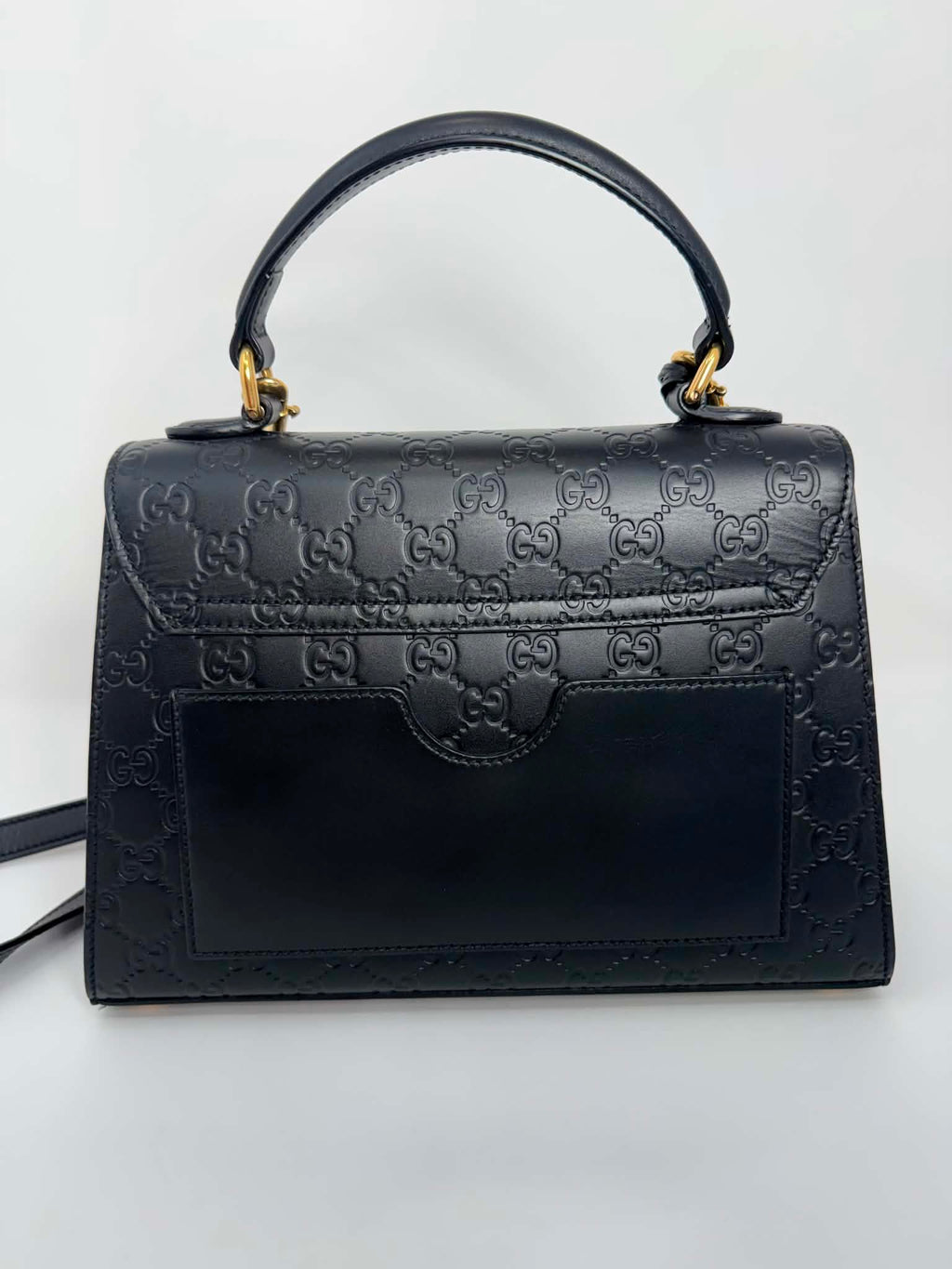 Gucci Padlock Top Handle Embossed