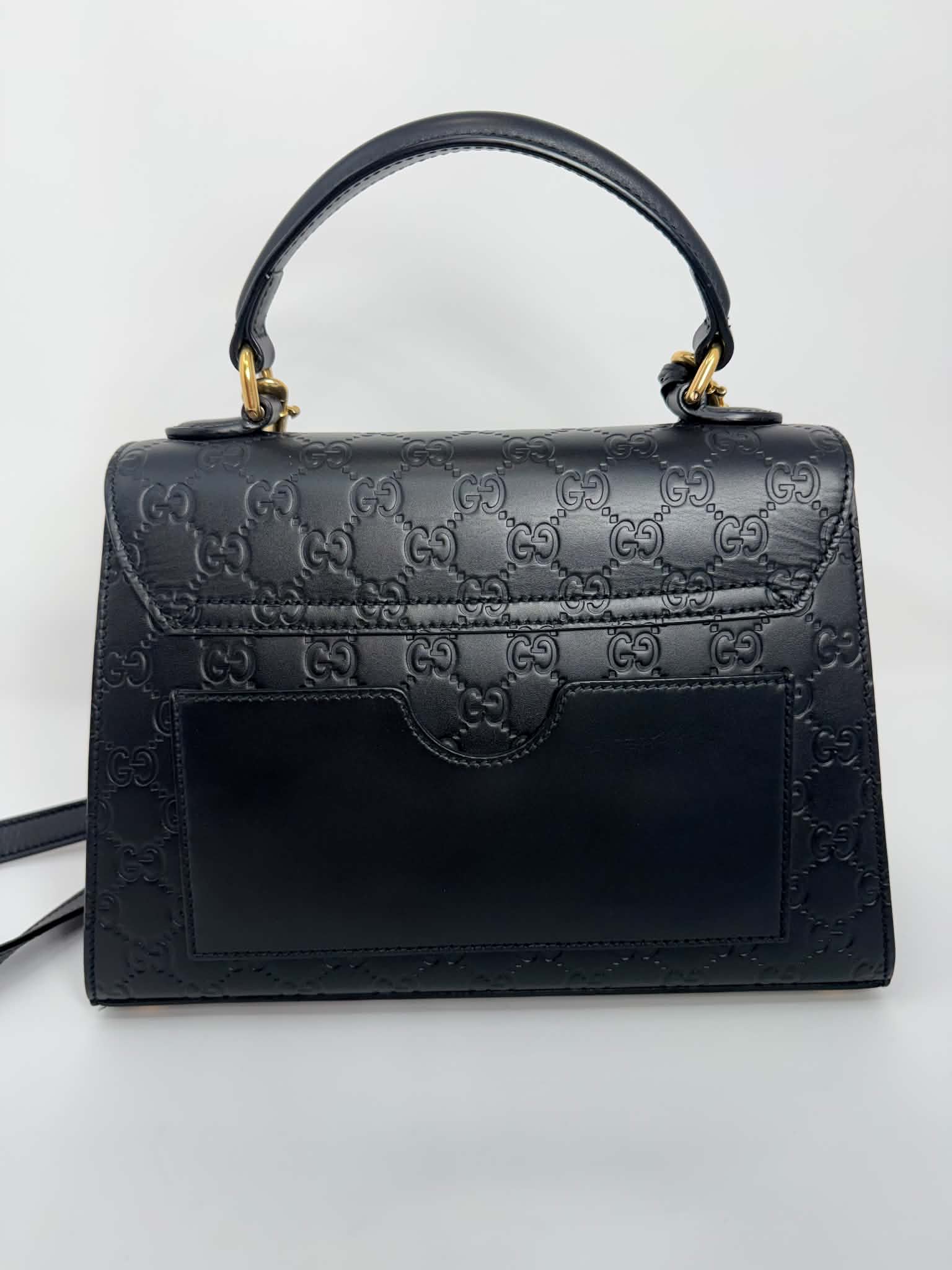 Gucci Padlock Top Handle Embossed