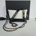 Chanel Gabriel Small White and Black