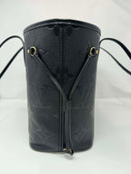 Louis Vuitton Neverfull MM Empreinte Leather Black with Pouch