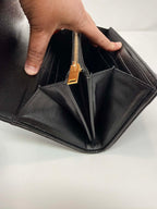 Saint Lauerant YSL Chevron Full Size Wallet