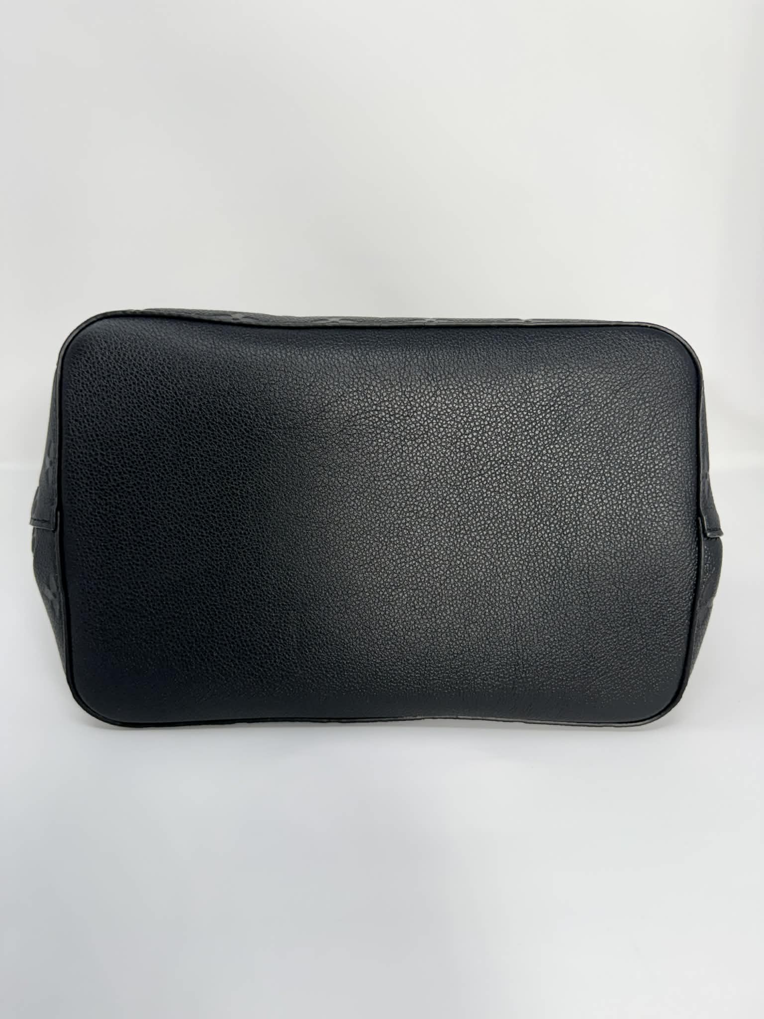 Louis Vuitton Neo Noe Black Empreinte Leather with Two Straps