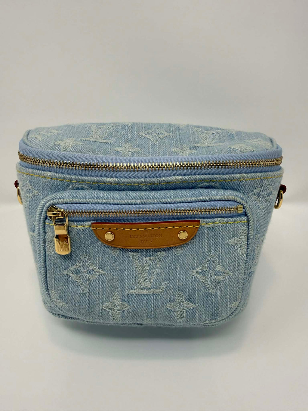 Louis Vuitton Mini Blue Denim Bumbag