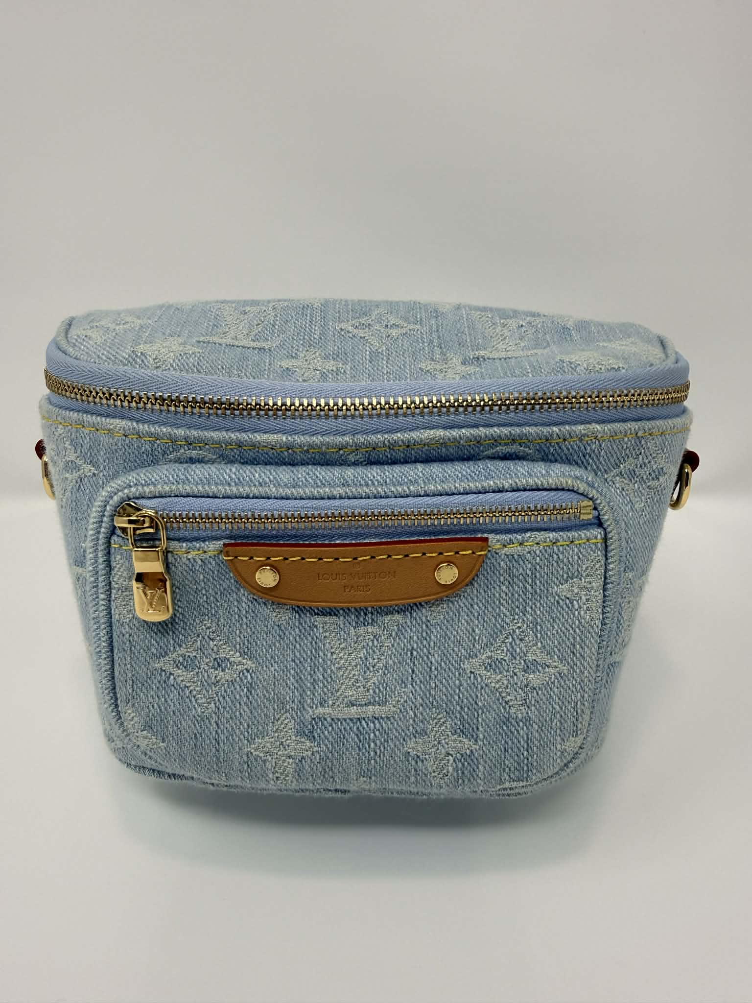 Louis Vuitton Mini Blue Denim Bumbag