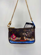 Louis Vuitton Monogram 2019 Christmas Animation Mini Venice Pochette Accessories Blue