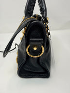 Balenciaga Mini City Bag Black with Mirror