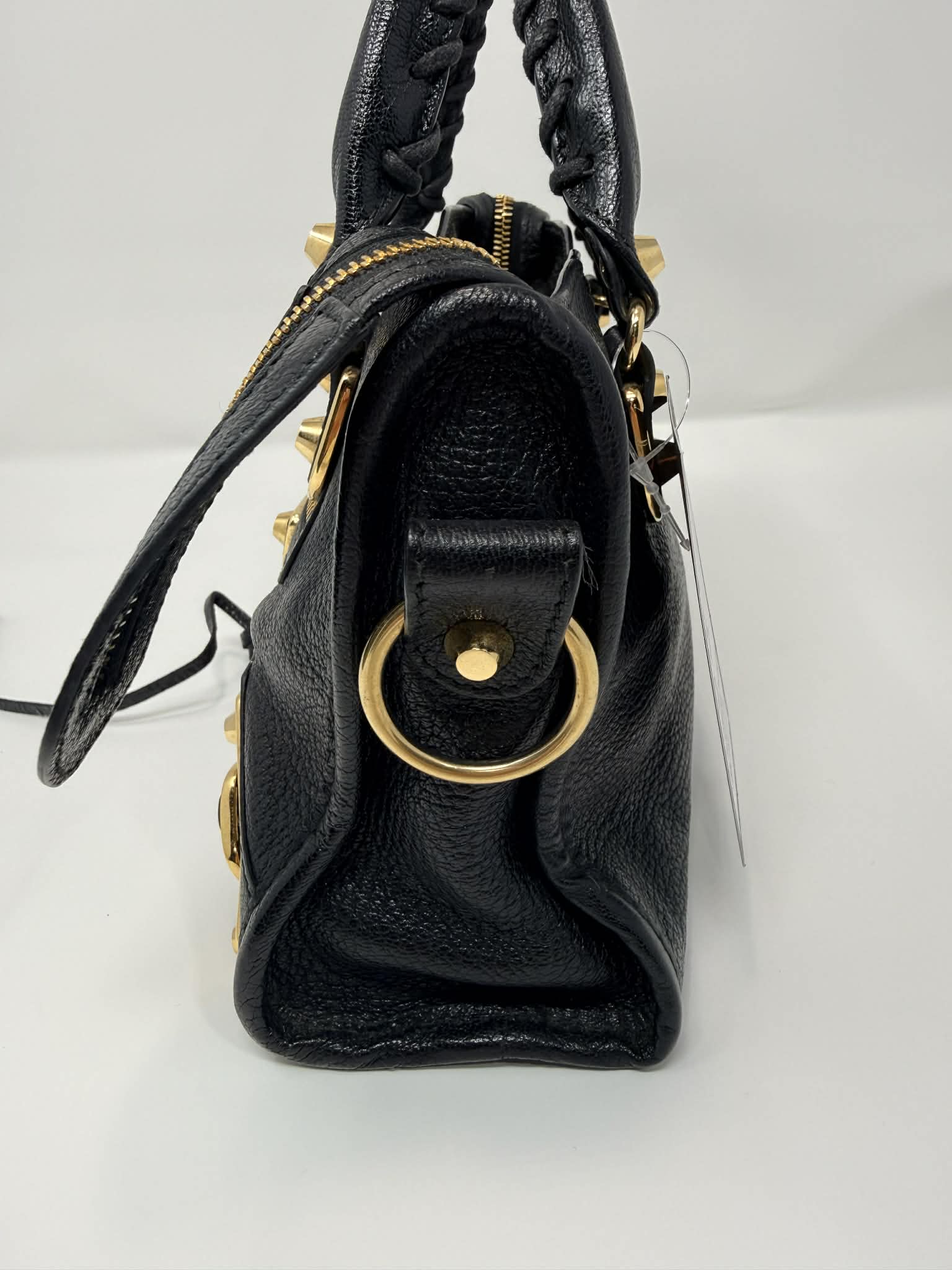 Balenciaga Mini City Bag Black with Mirror