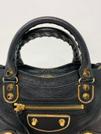 Balenciaga Mini City Bag Black with Mirror