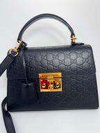 Gucci Padlock Top Handle Embossed